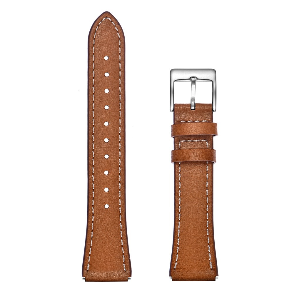 Garmin Forerunner 265S Leather Strap Brown