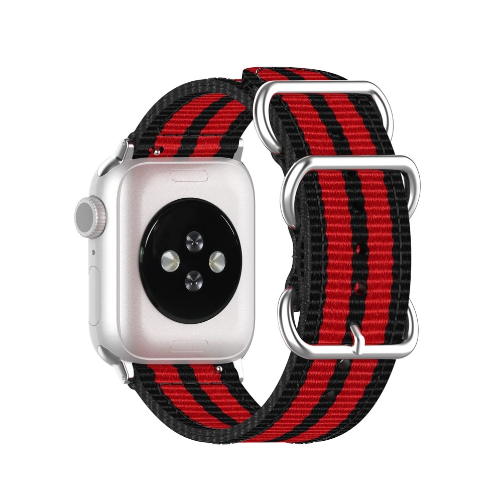 Apple Watch Ultra 49mm Nato Strap Black/Red