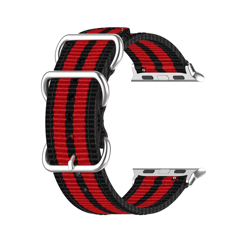 Apple Watch Ultra 49mm Nato Strap Black/Red