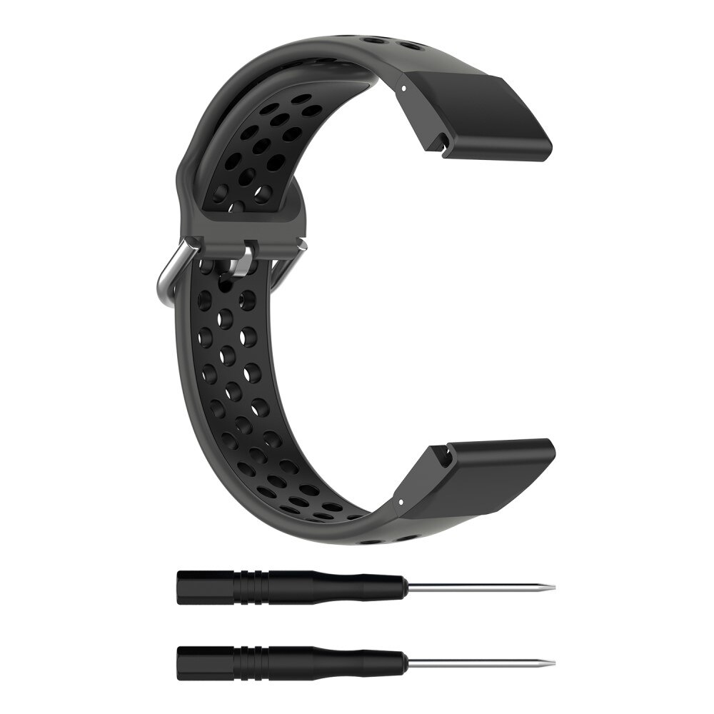 Coros Vertix 2 Sport Silicone Band Black