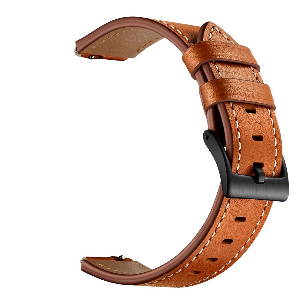 Universal 16mm Leather Strap Brown