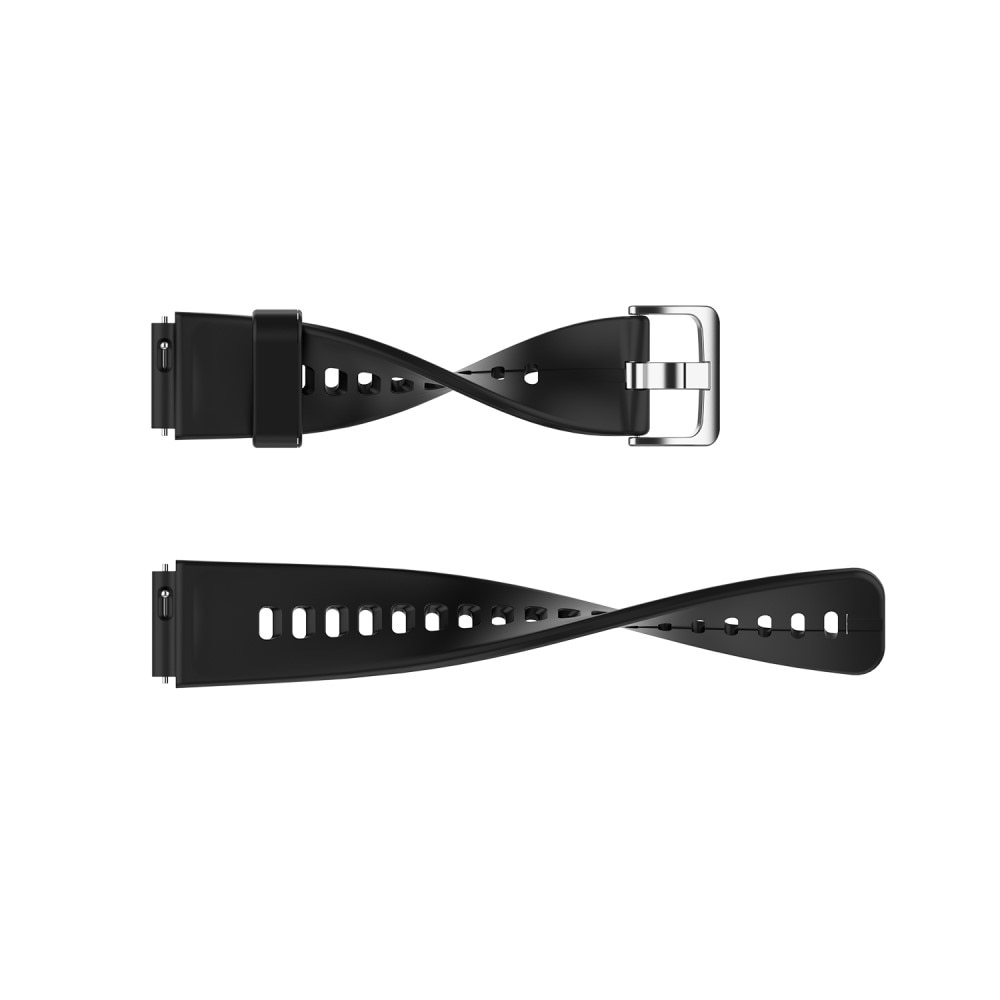 Universal 16mm Silicone Band Black