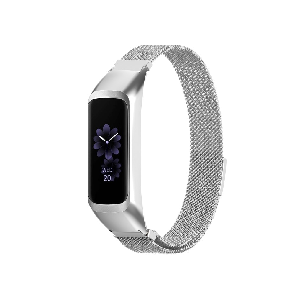 Samsung Galaxy Fit 2 Milanese Loop Band Silver