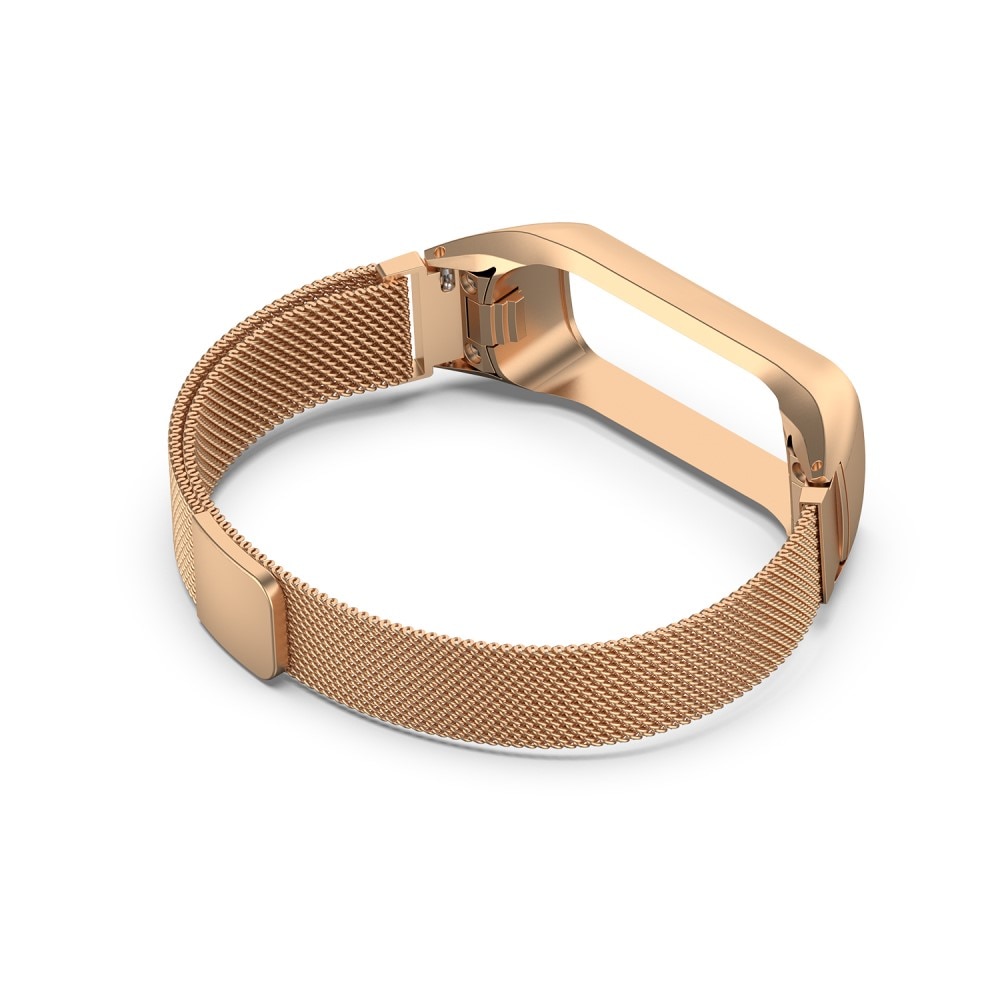 Samsung Galaxy Fit 2 Milanese Loop Band Rose Gold