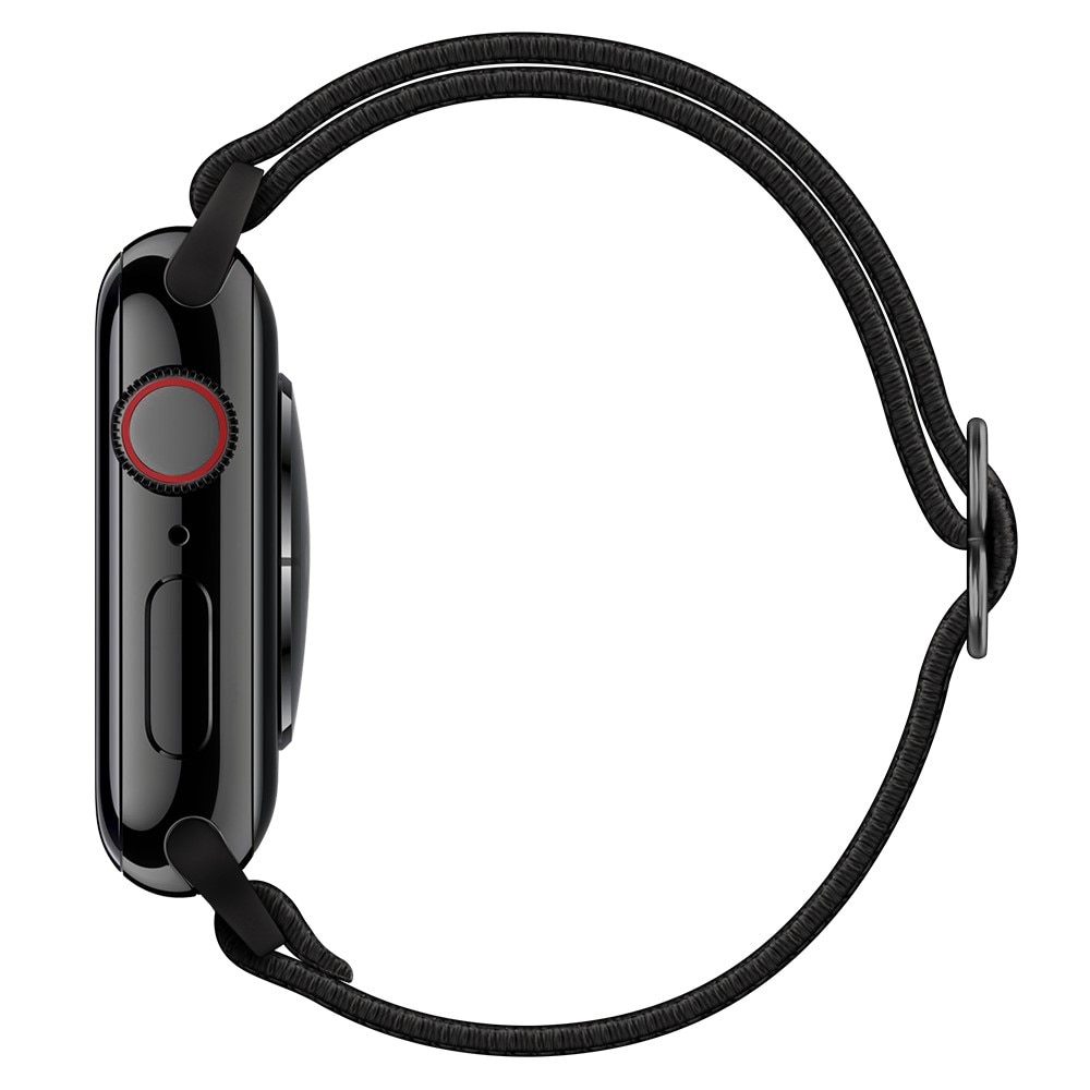 Apple Watch 45mm Series 9 Stretch Nylon Band Black