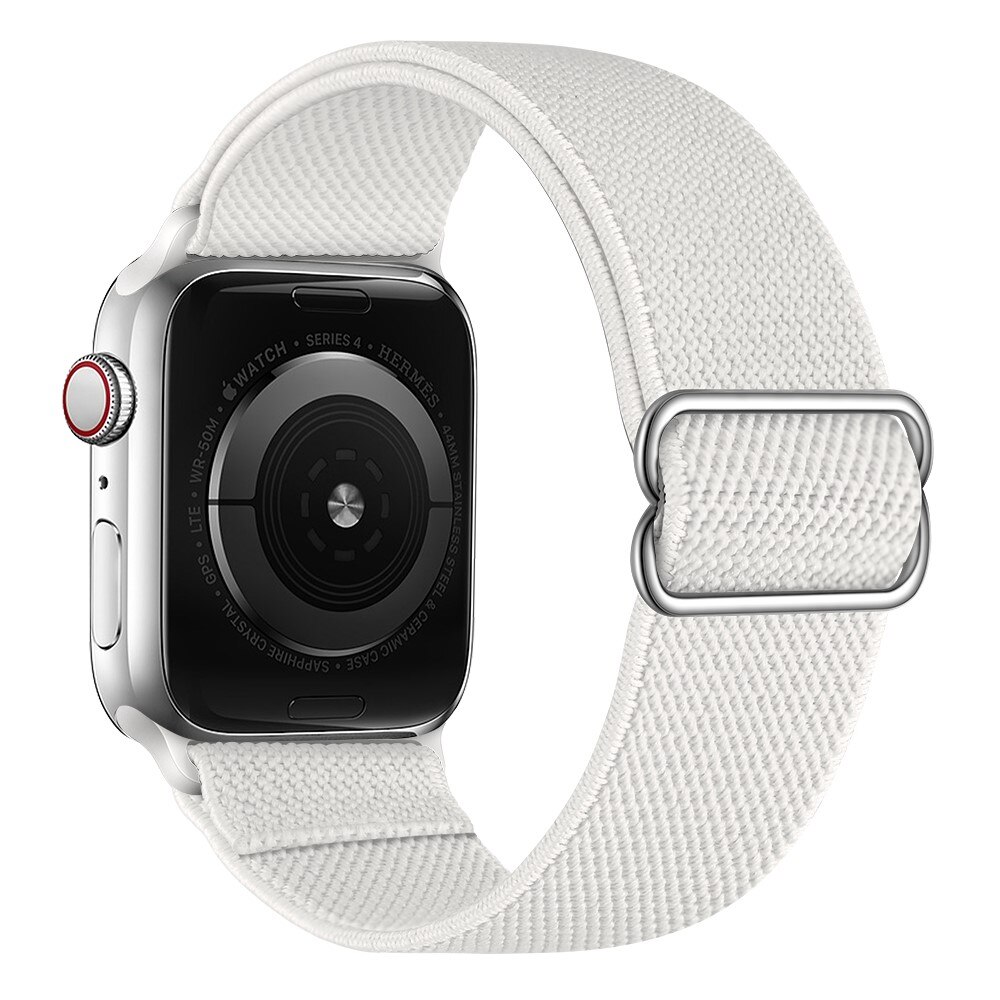 Apple Watch 41mm Series 8 Stretch Nylon Band White