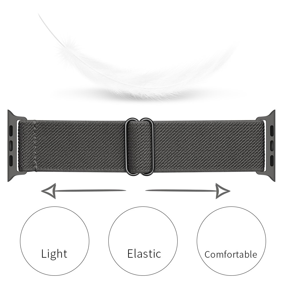 Apple Watch 38mm Stretch Nylon Band Grey