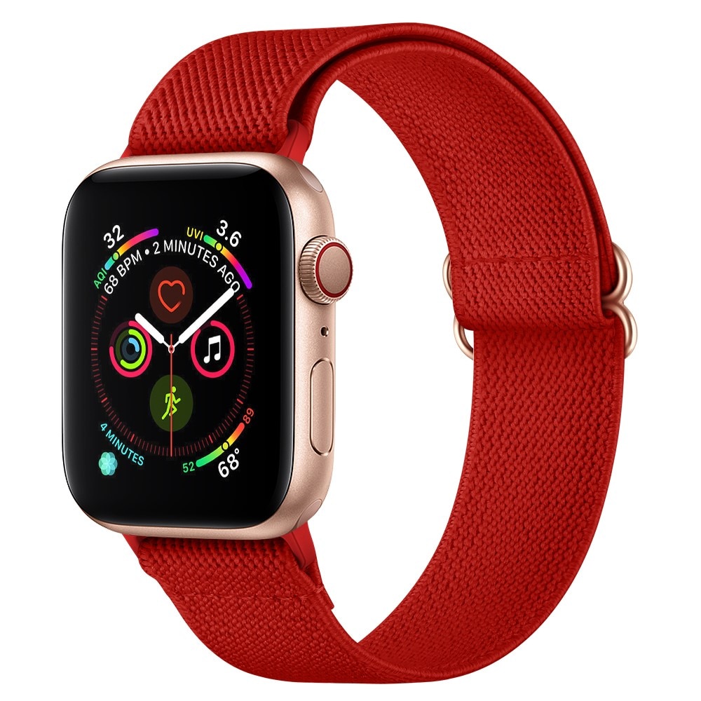 Gute Produkte Apple Watch 41mm Series 9 Red Stretch Band Nylon