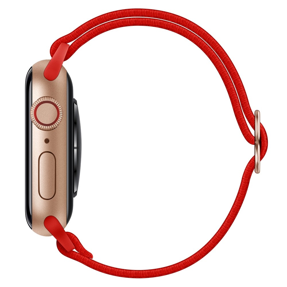Apple Watch SE 44mm Stretch Nylon Band Red