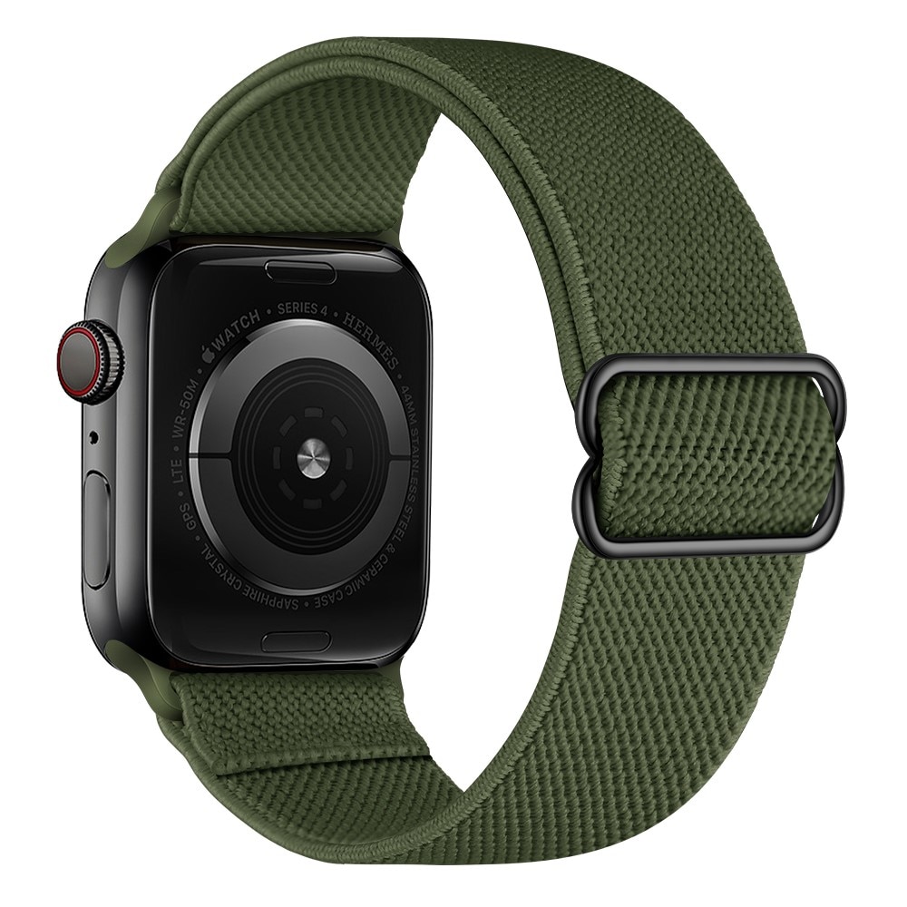 Apple Watch SE 44mm Stretch Nylon Band Green
