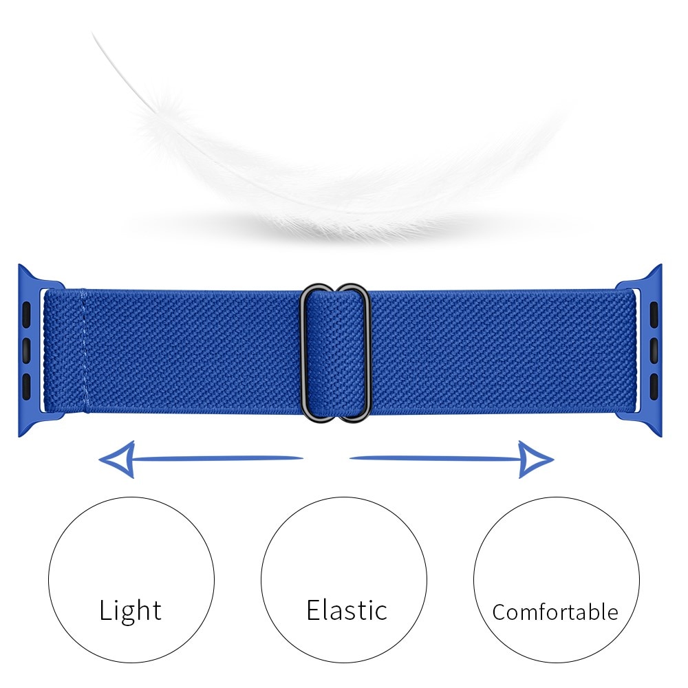 Apple Watch 41mm Series 8 Stretch Nylon Band Blue