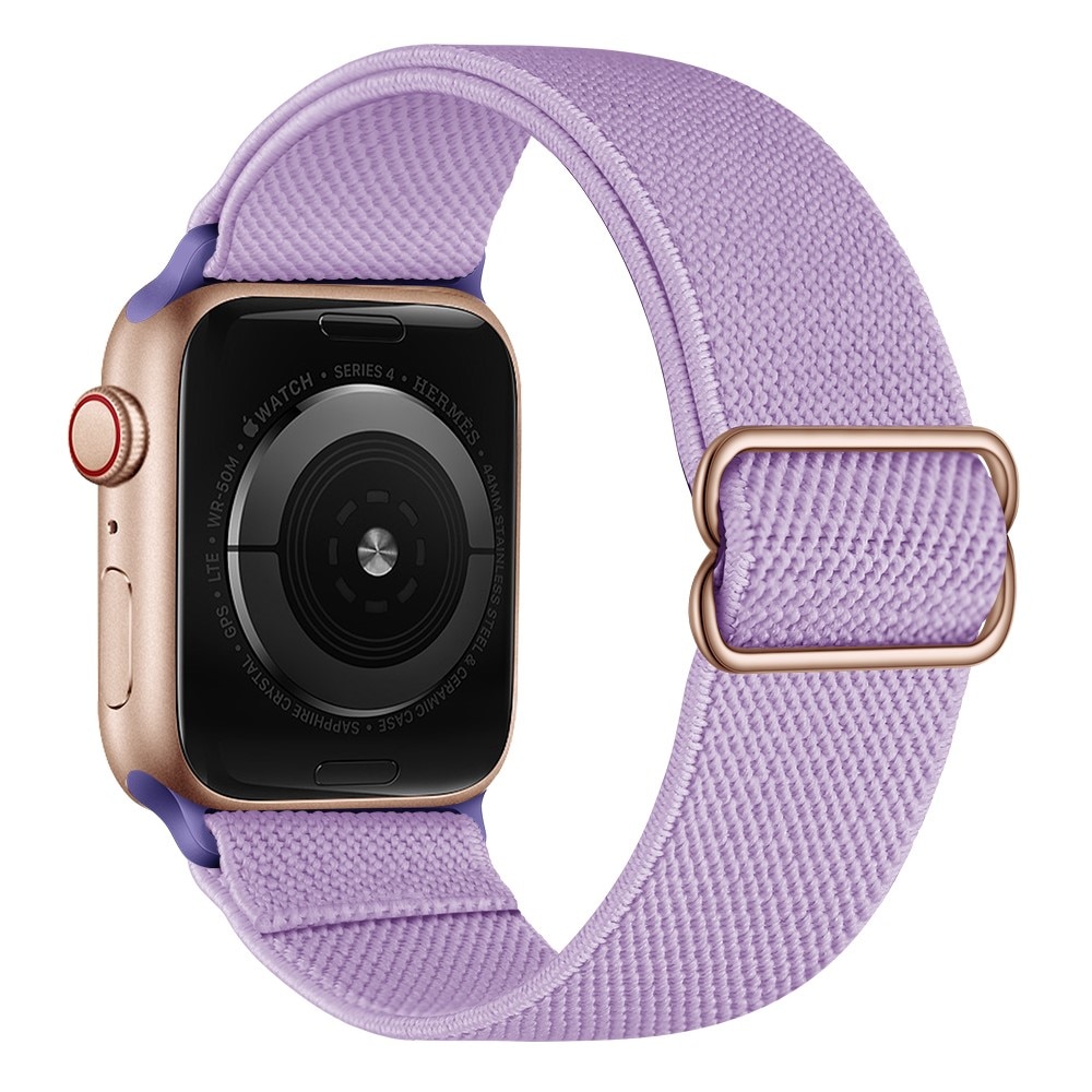 Apple Watch 45mm Series 7 Stretch Nylon Band Purple