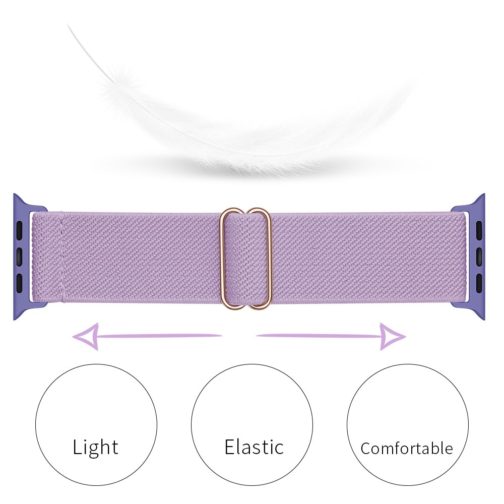 Apple Watch 42mm Stretch Nylon Band Purple