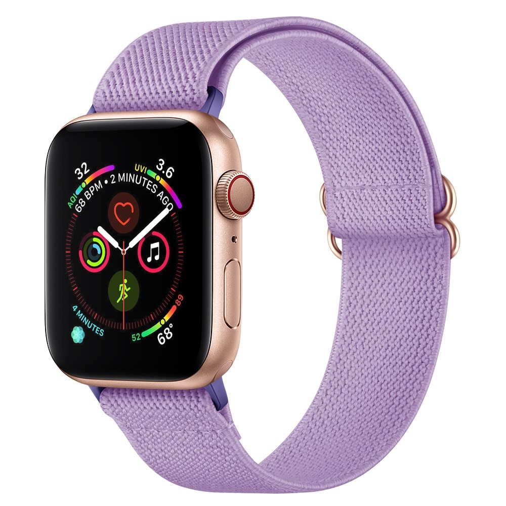 Apple Watch SE 40mm Stretch Nylon Band Purple