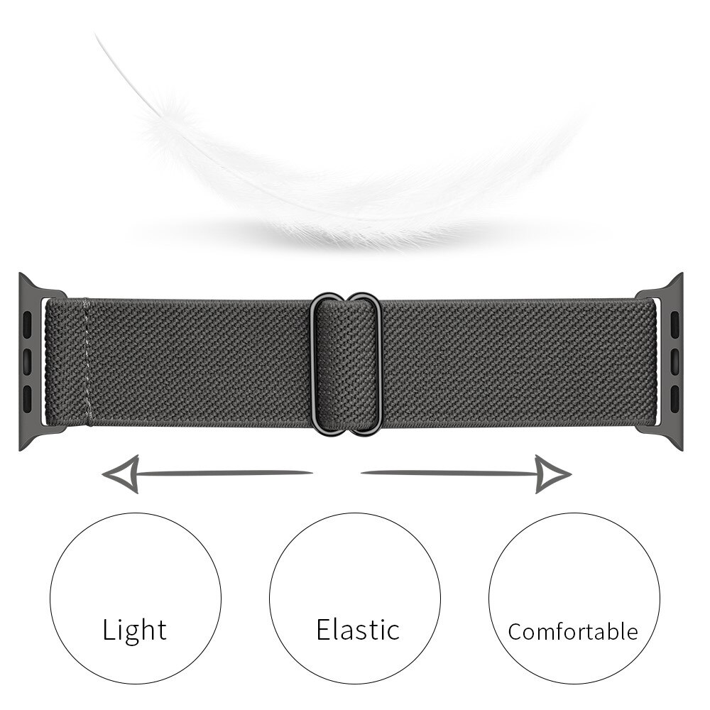 Apple Watch Ultra 49 mm Stretch Nylon Band Grey