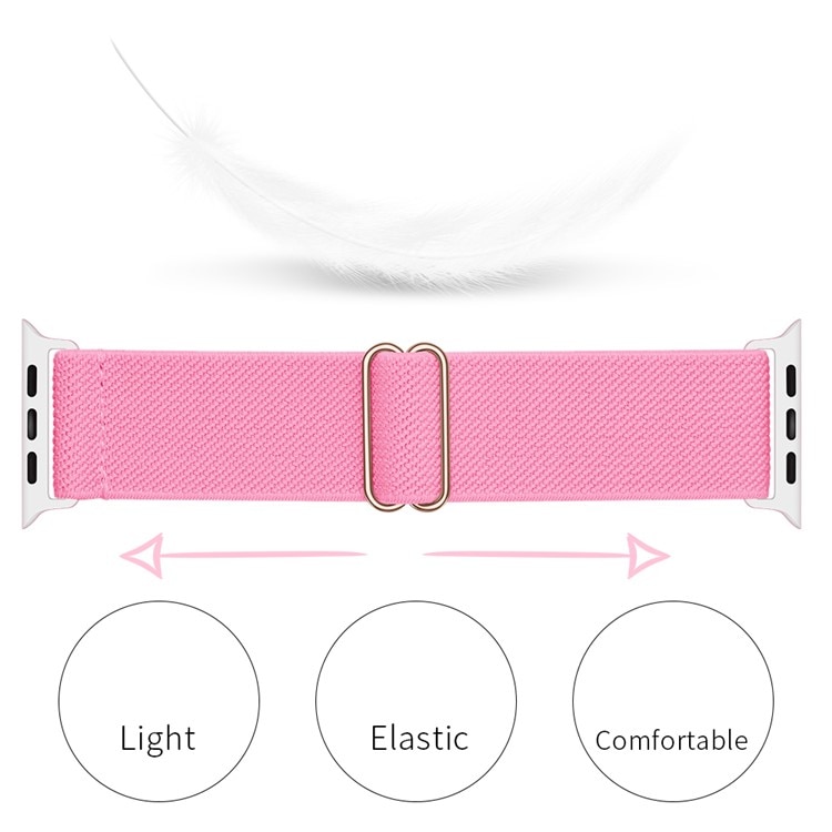 Apple Watch 41mm Series 8 Stretch Nylon Band Pink