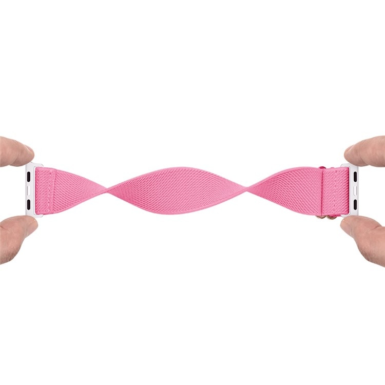 Apple Watch 44mm Stretch Nylon Band Pink