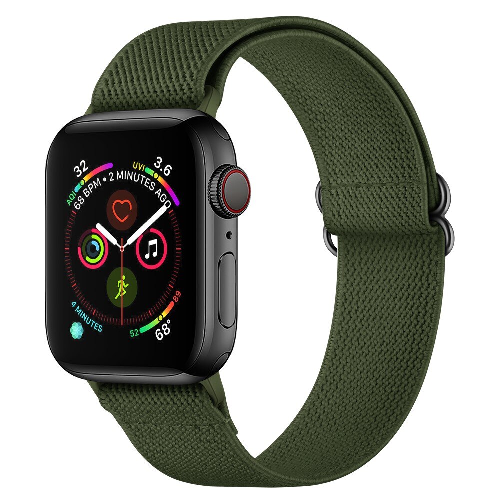 Apple Watch 45mm Series 8 Stretch Nylon Band Green