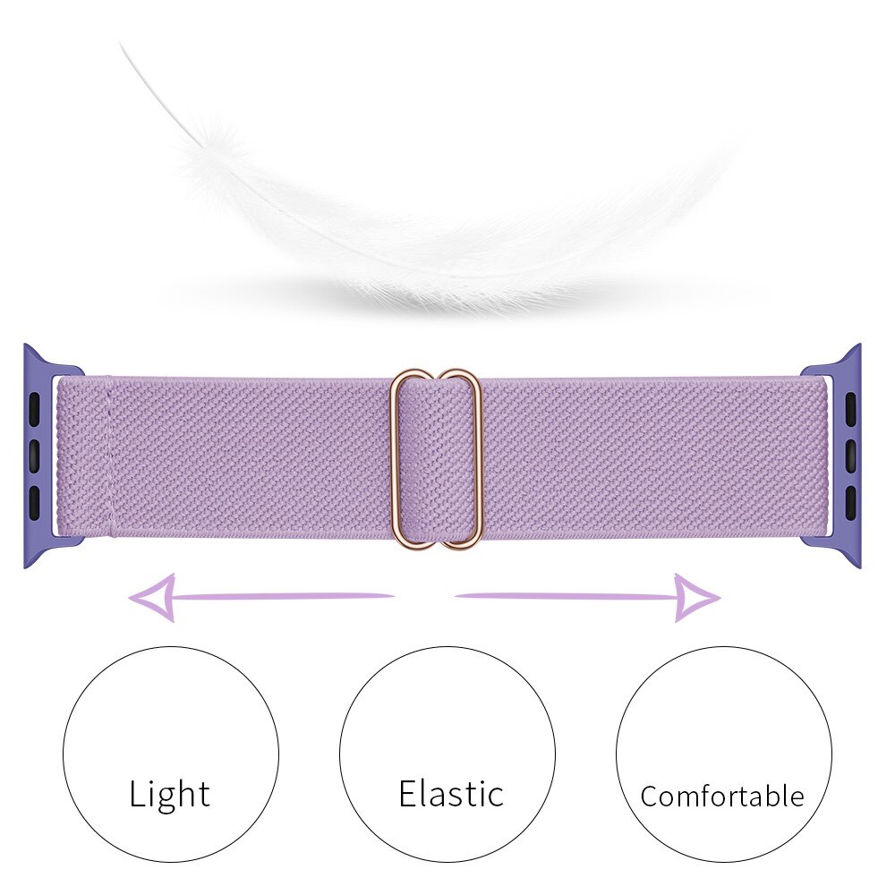 Apple Watch Ultra 49mm Stretch Nylon Band Purple