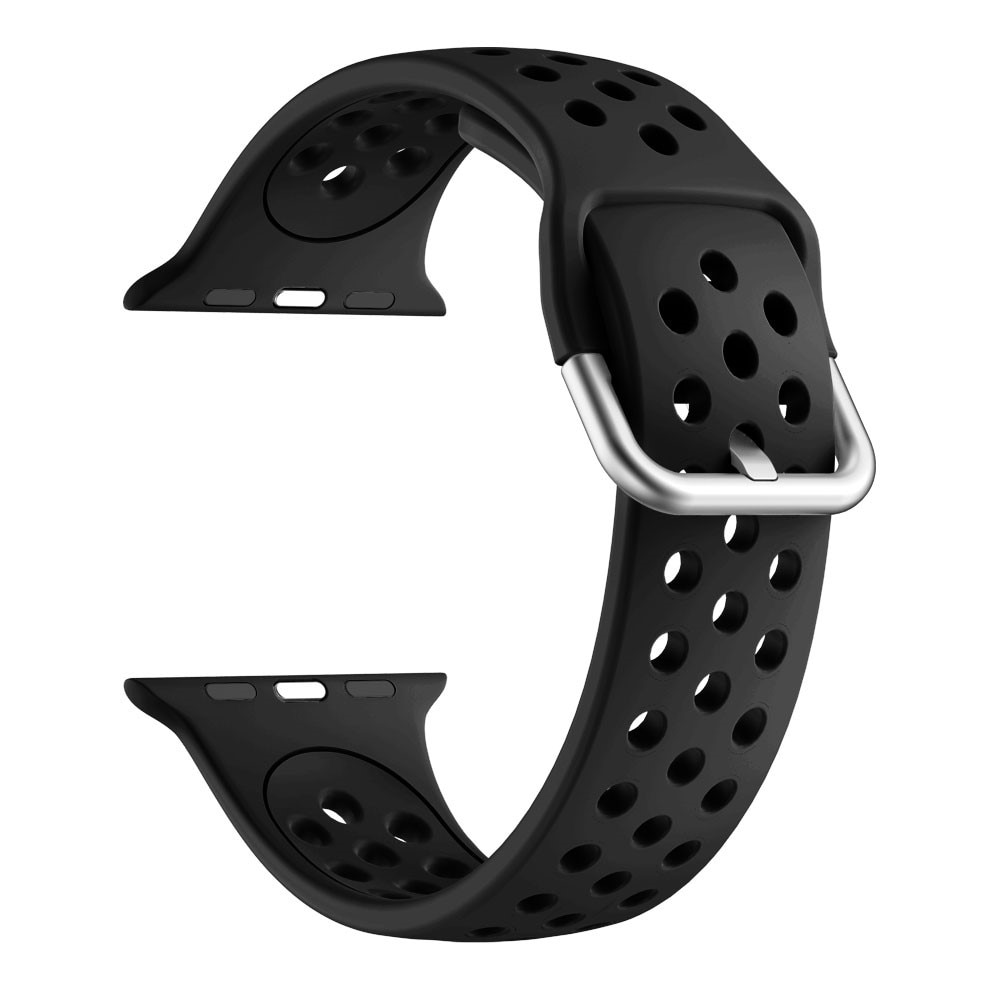Apple Watch 42/44/45/49 mm Sport Silicone Band Black