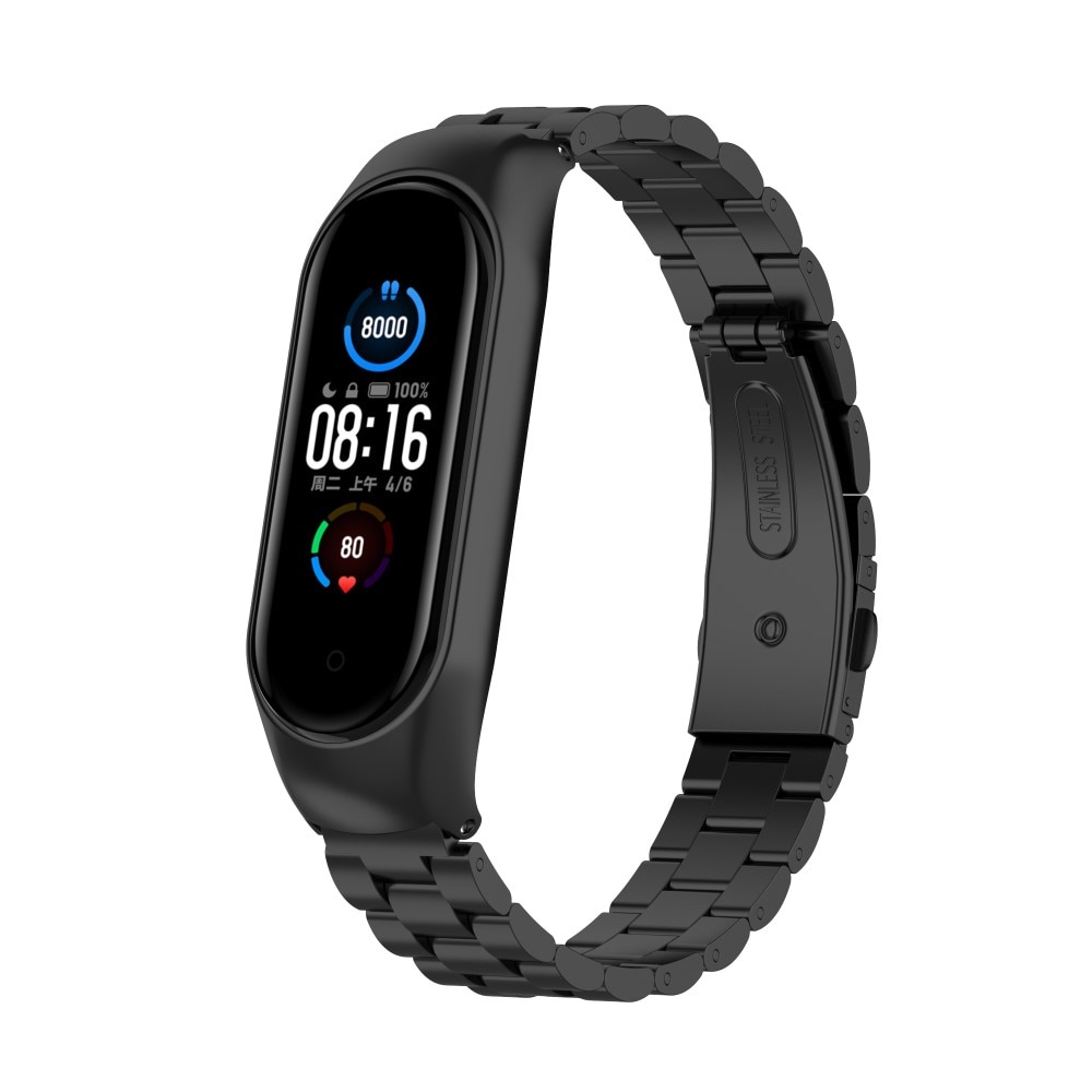 Xiaomi Mi Band 5/6 Metal Band Black