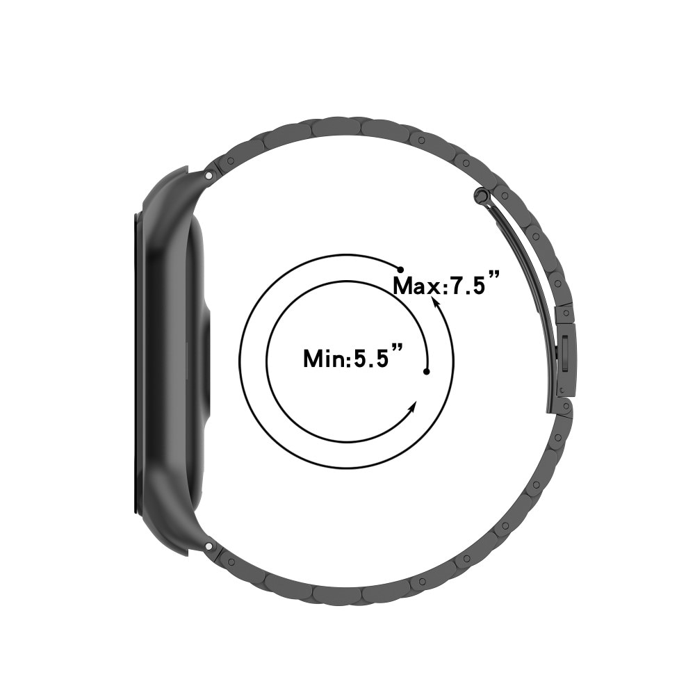 Xiaomi Mi Band 5/6 Metal Band Black