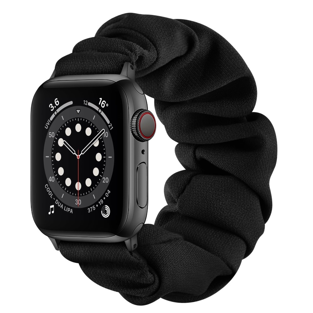 Scrunchie Bracelet Apple Watch 41mm Series 7 Black