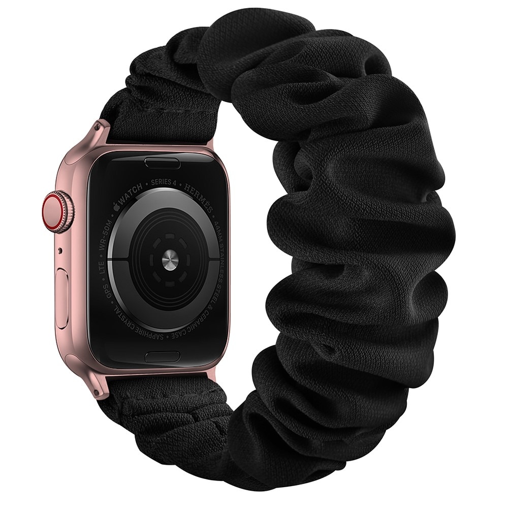 Scrunchie Bracelet Apple Watch SE 40mm Black/Rose Gold