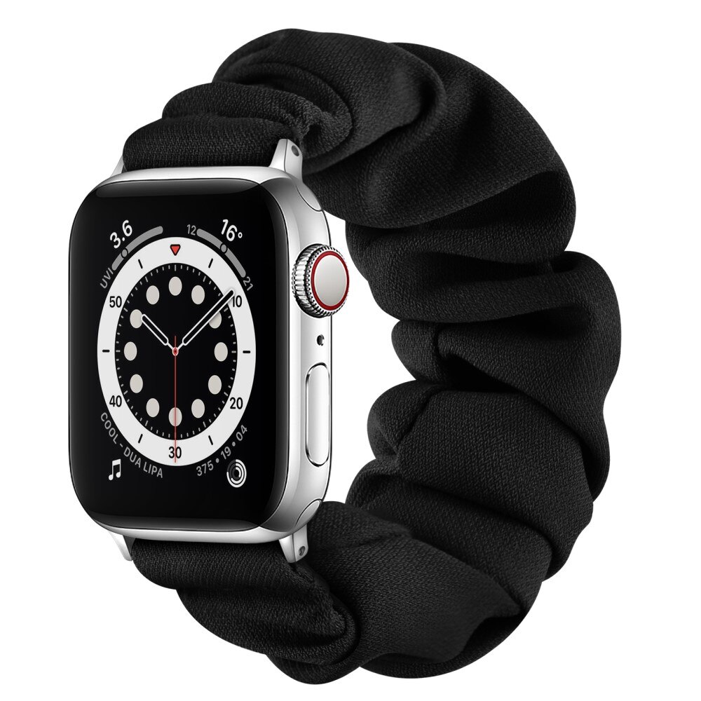 Scrunchie Bracelet Apple Watch 40mm Black/Silver