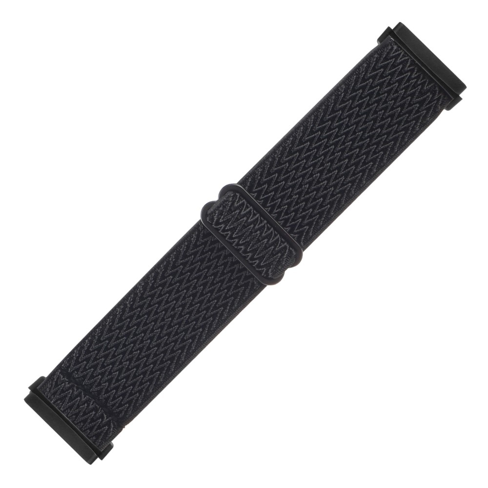 Fitbit Sense Elastic Woven Nylon Strap Black