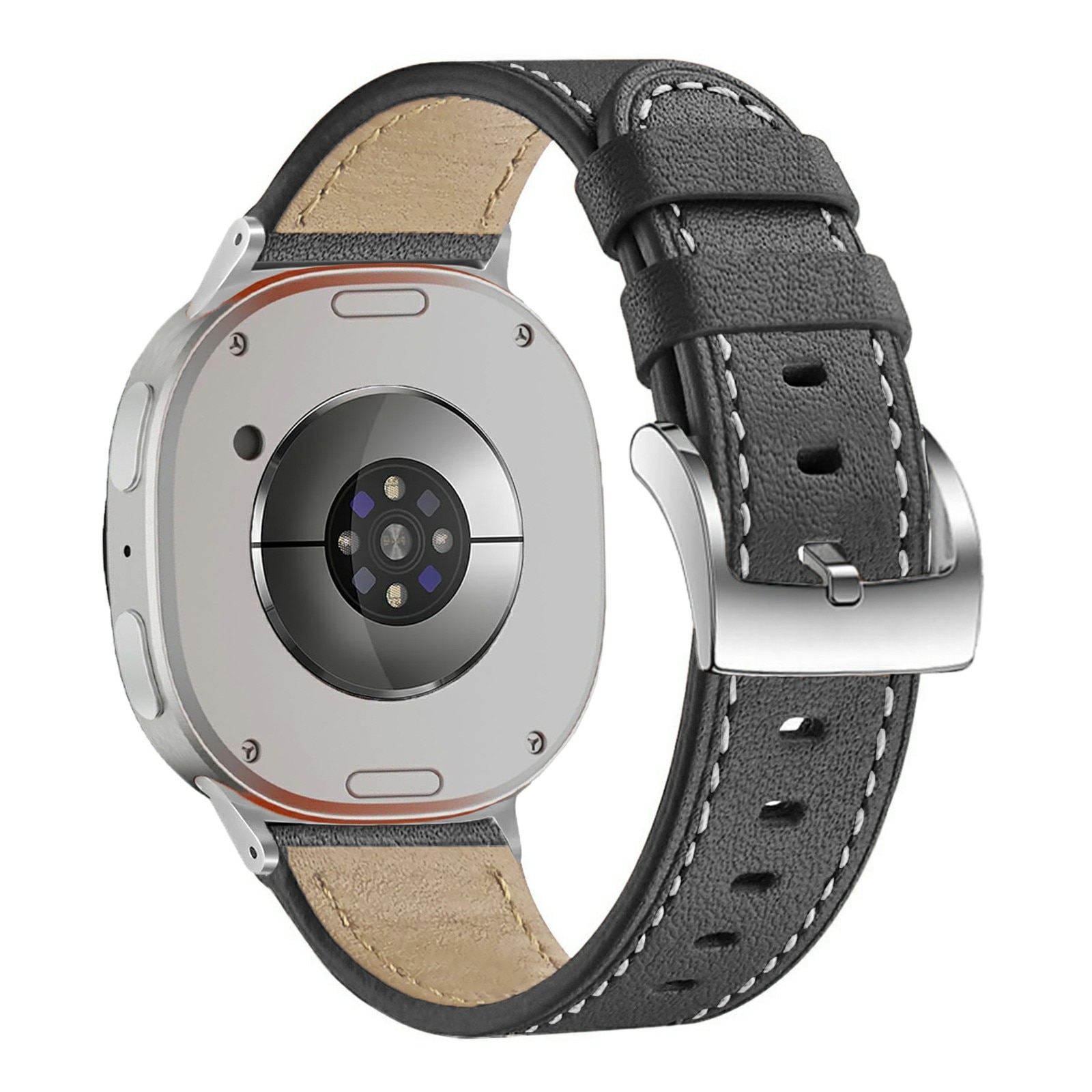 Samsung Galaxy Watch 8 44mm Leather Strap Black