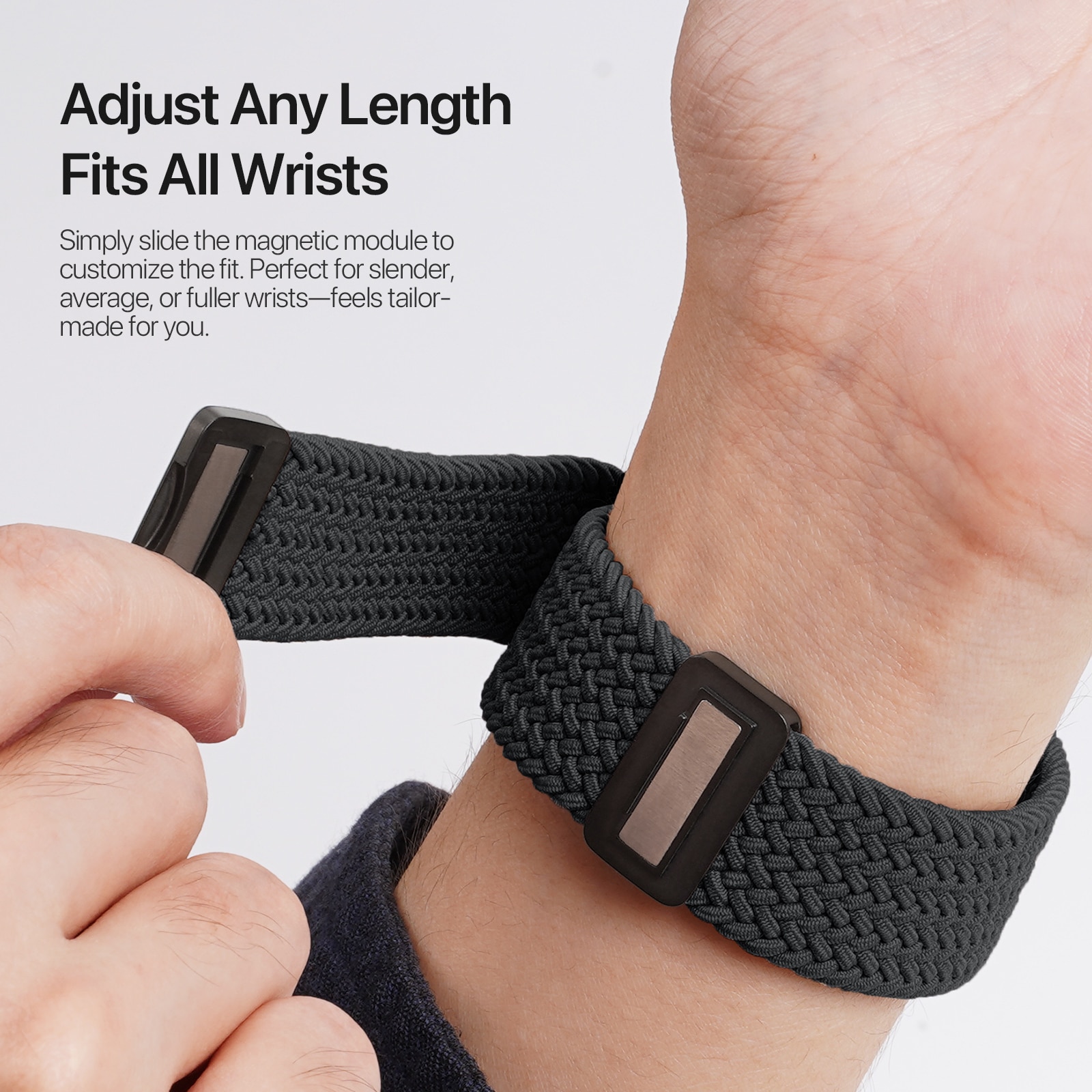 Apple Watch Series 9 45mm Nylon Woven Strap Navy