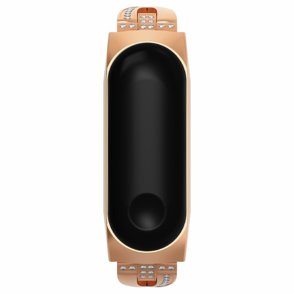 Xiaomi Mi Band 3/4 Crystal Bracelet Rose Gold