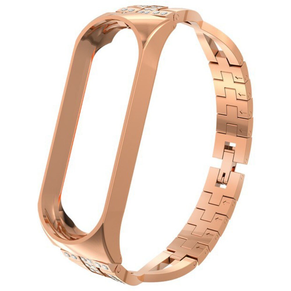 Xiaomi Mi Band 3/4 Crystal Bracelet Rose Gold