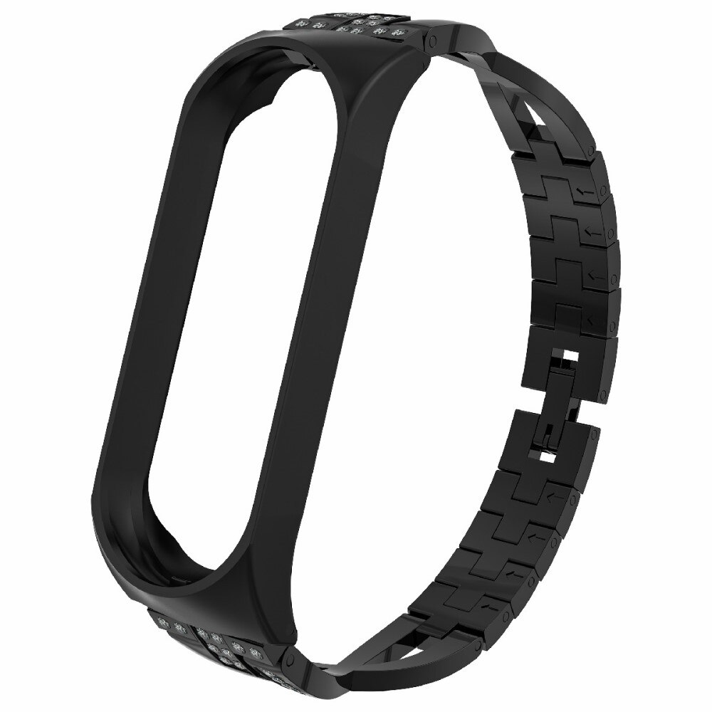 Xiaomi Mi Band 5/6 Crystal Bracelet Black