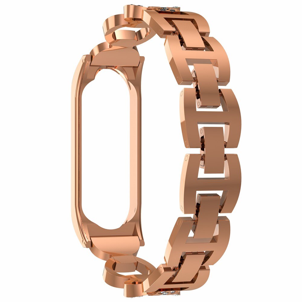 Xiaomi Mi Band 5/6 Rhinestone Bracelet Rose Gold