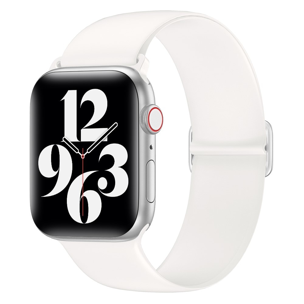 Apple Watch 41mm Series 8 Silicone Stretch Band White