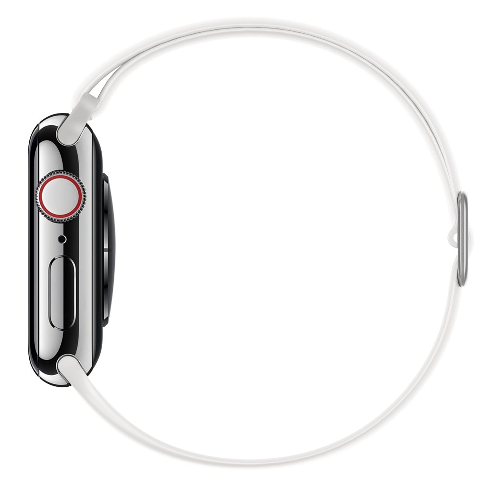 Apple Watch 41mm Series 9 Silicone Stretch Band White
