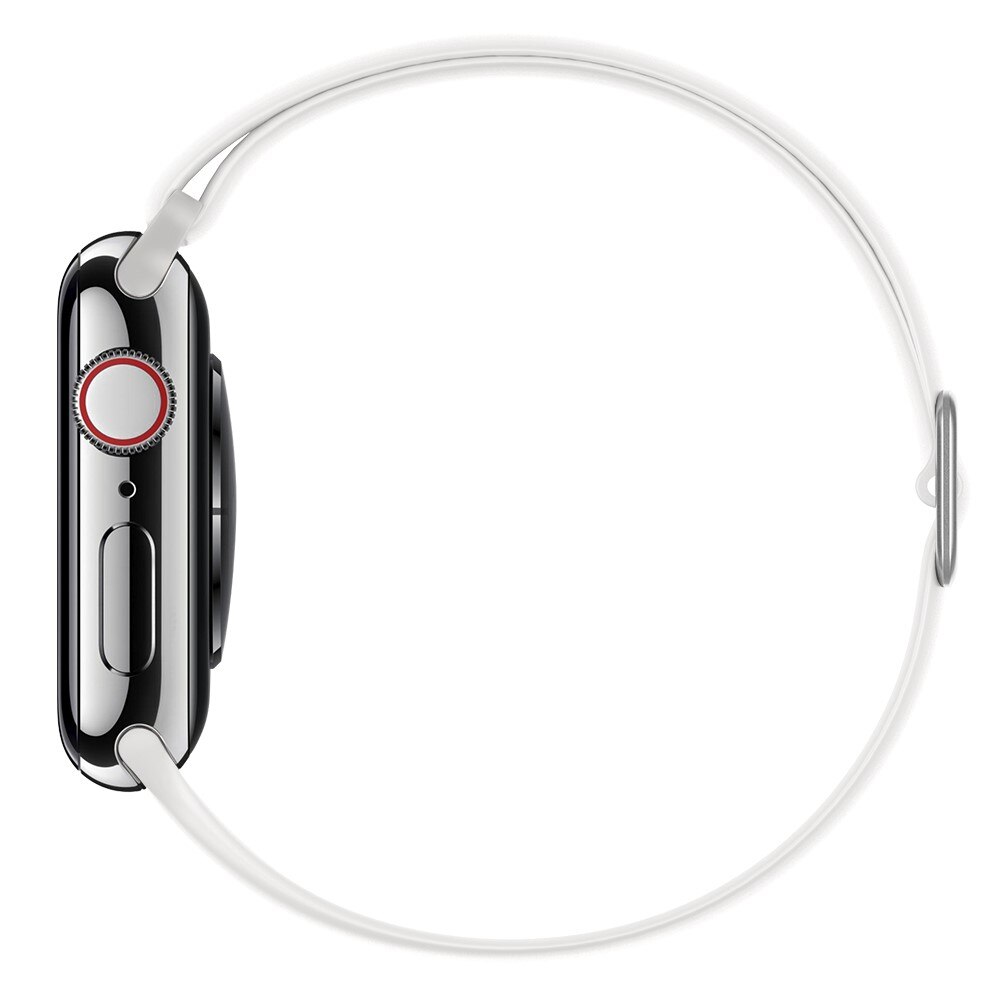 Apple Watch 45mm Series 8 Silicone Stretch Band White