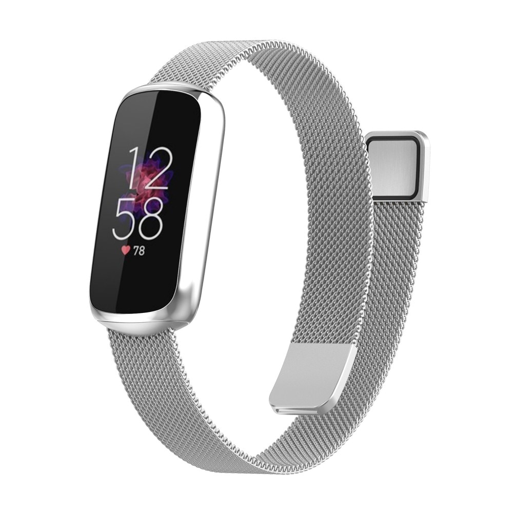 Fitbit Luxe Milanese Loop Band Silver
