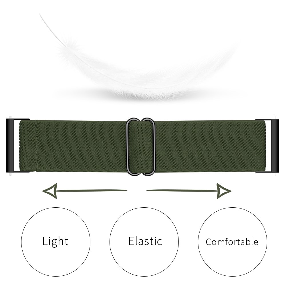 Hama Fit Watch 4910 Stretch Nylon Band Dark green