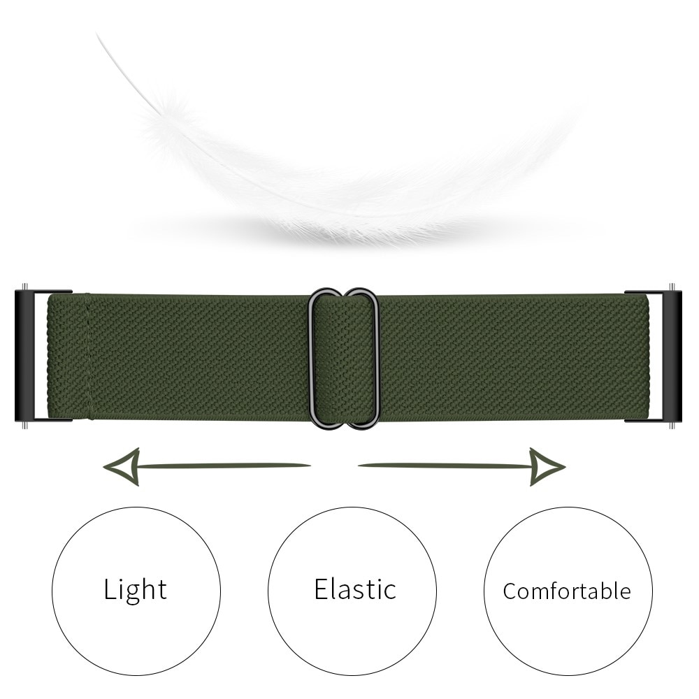 Garmin Forerunner 165 Stretch Nylon Band Dark green