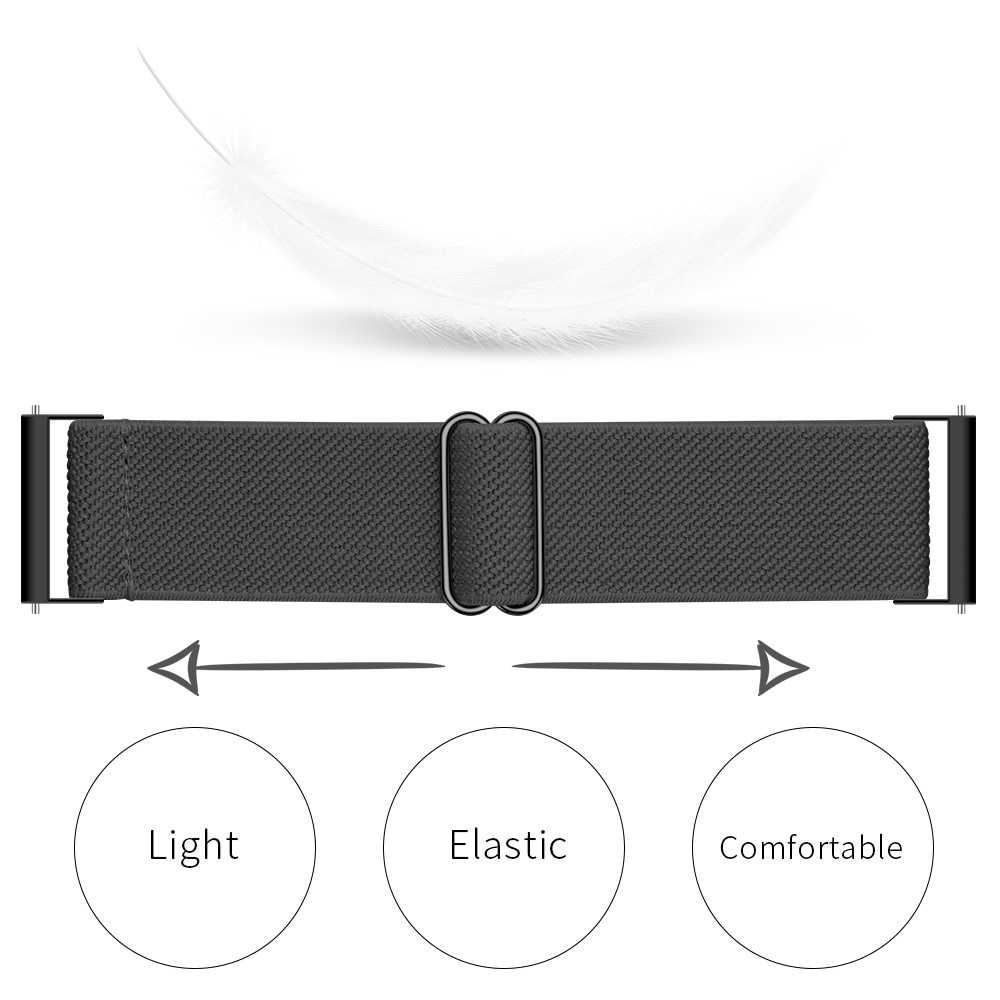 Samsung Galaxy Watch 4 44mm Stretch Nylon Band Dark Grey