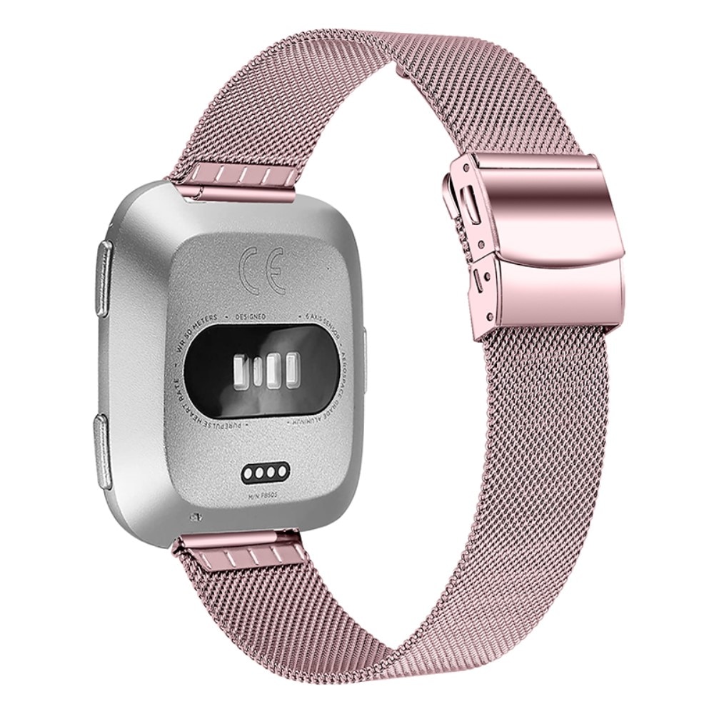 Fitbit Versa/Versa 2 Mesh Bracelet Pink