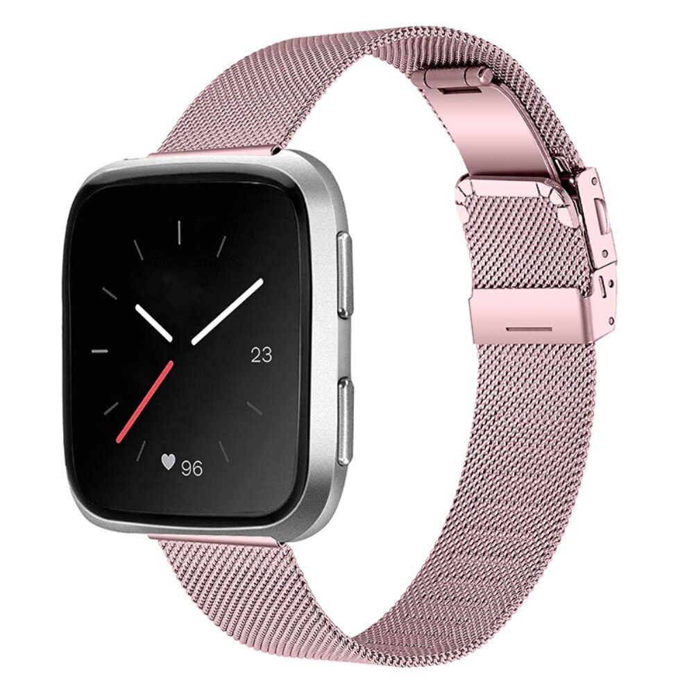 Fitbit Versa/Versa 2 Mesh Bracelet Pink