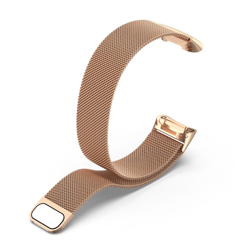 Fitbit Charge 6 Milanese Loop Band Rose Gold