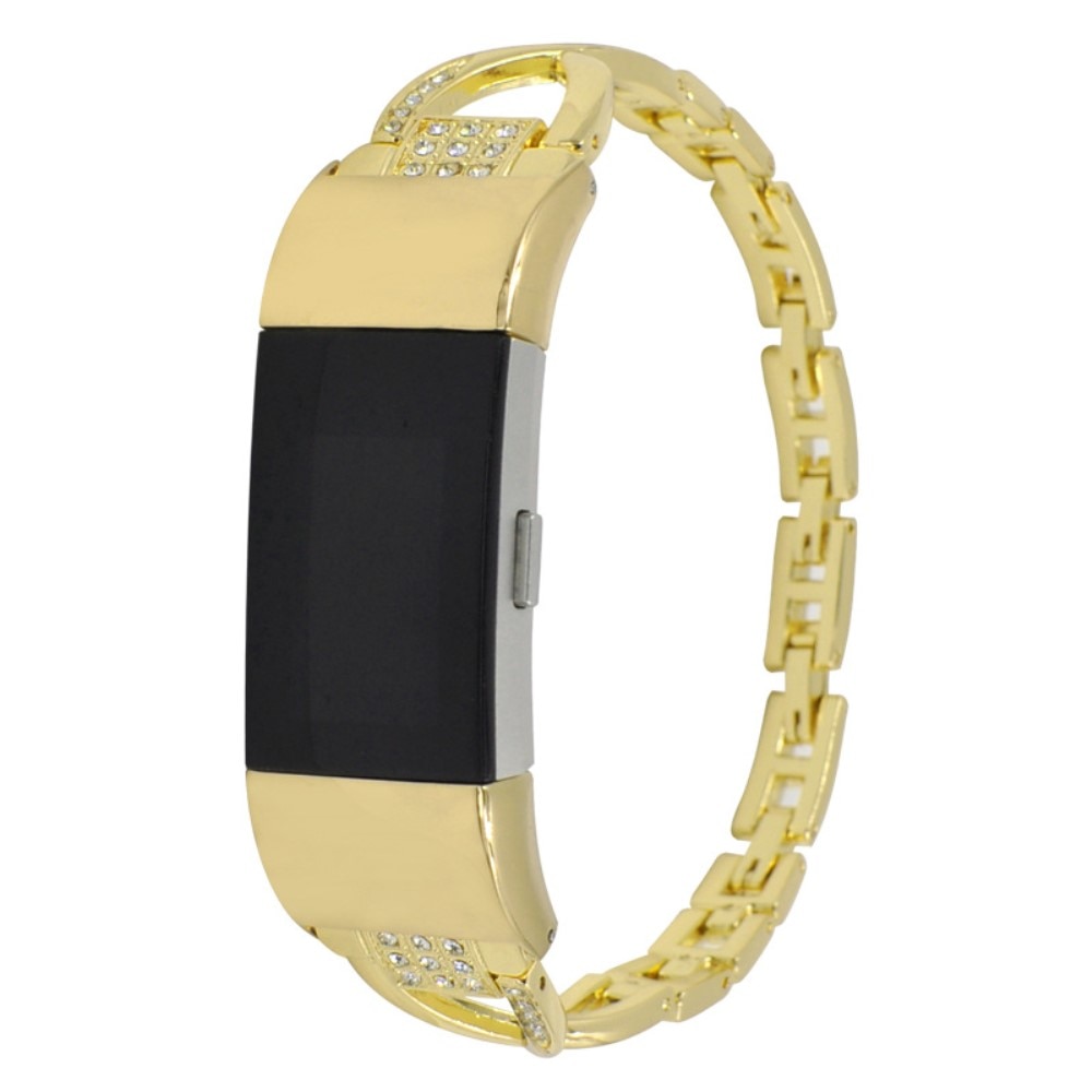 Fitbit Charge 6 Crystal Bracelet Gold