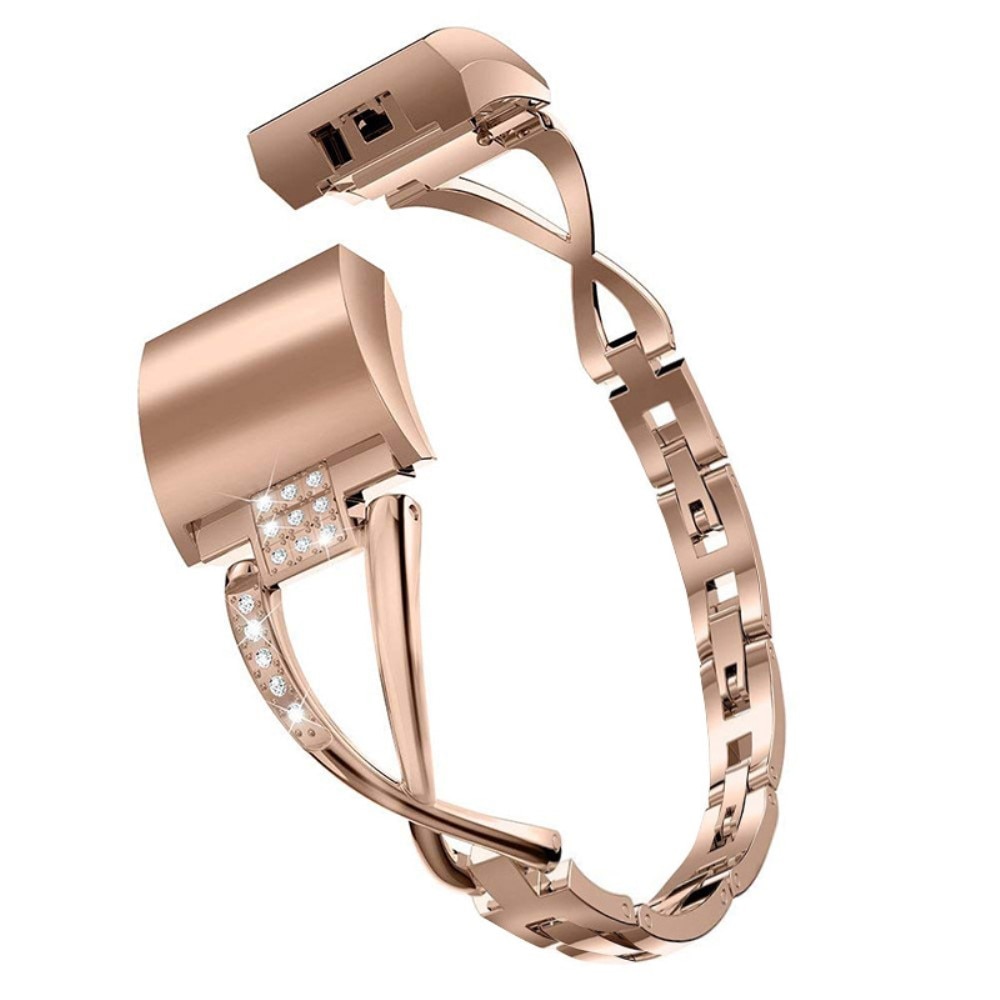Fitbit Charge 6 Crystal Bracelet Rose Gold