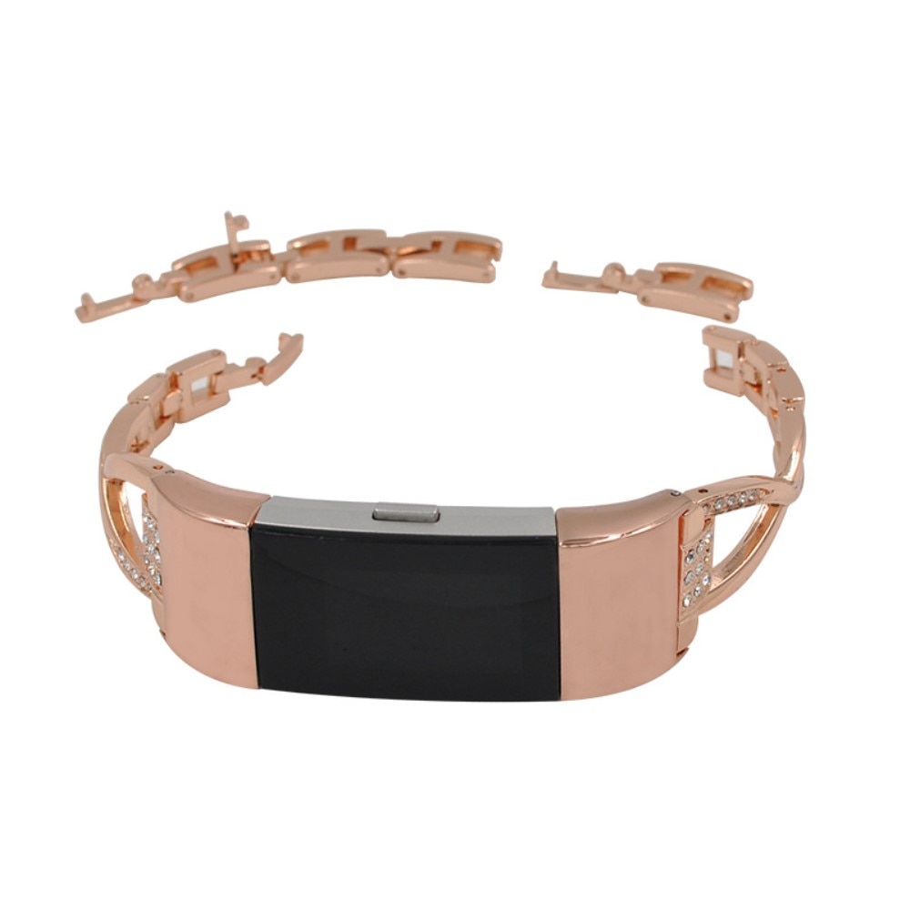 Fitbit Charge 5 Crystal Bracelet Rose Gold