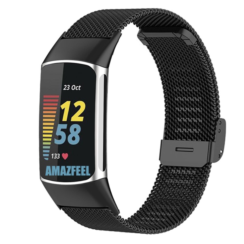 Fitbit Charge 5 Mesh Bracelet Black